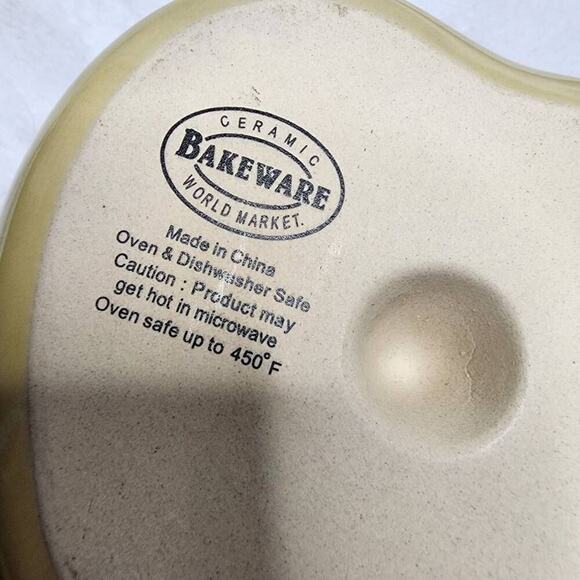 World Market Kitchen Bakeware, Ceramic Stoneware Oven Apple Baker NEW - Picture 3 of 10